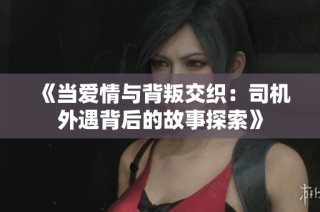 《当爱情与背叛交织：司机外遇背后的故事探索》