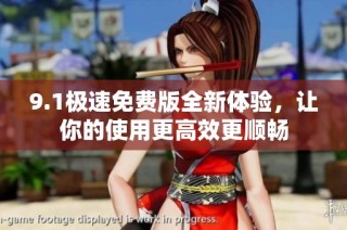 9.1极速免费版全新体验，让你的使用更高效更顺畅