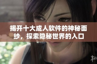 揭开十大成人软件的神秘面纱，探索隐秘世界的入口