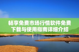 畅享免费市场行情软件免费下载与使用指南详细介绍