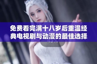 免费看完满十八岁后重温经典电视剧与动漫的最佳选择