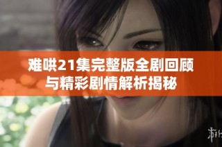 难哄21集完整版全剧回顾与精彩剧情解析揭秘