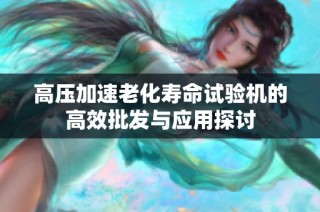 高压加速老化寿命试验机的高效批发与应用探讨