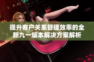 提升客户关系管理效率的全新九一版本解决方案解析