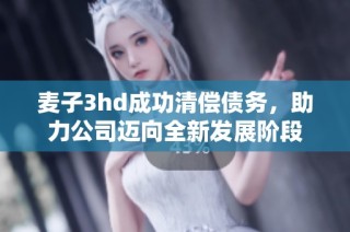 麦子3hd成功清偿债务，助力公司迈向全新发展阶段