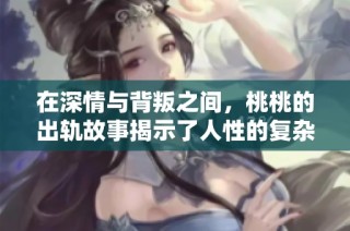 在深情与背叛之间，桃桃的出轨故事揭示了人性的复杂性