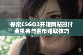 探索CSGO2开箱网站的付费机会与金币赚取技巧
