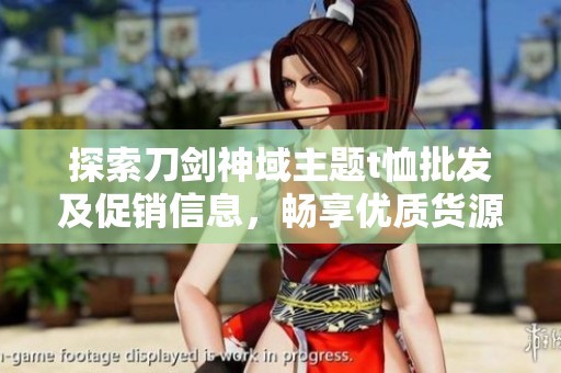 探索刀剑神域主题t恤批发及促销信息，畅享优质货源