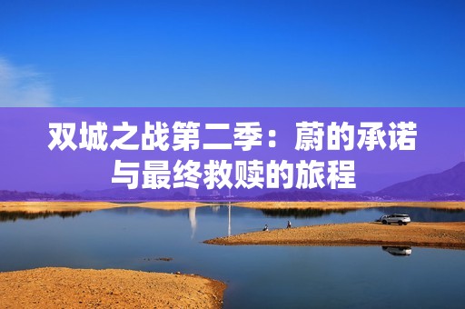 双城之战第二季：蔚的承诺与最终救赎的旅程