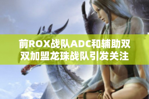 前ROX战队ADC和辅助双双加盟龙珠战队引发关注