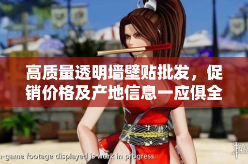 高质量透明墙壁贴批发，促销价格及产地信息一应俱全