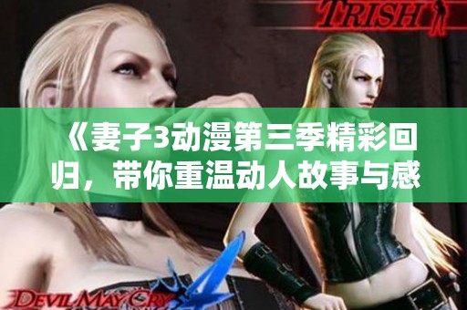 《妻子3动漫第三季精彩回归，带你重温动人故事与感人情节》
