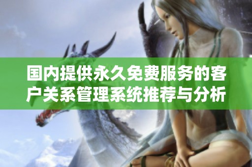 国内提供永久免费服务的客户关系管理系统推荐与分析