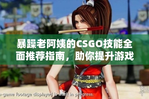 暴躁老阿姨的CSGO技能全面推荐指南，助你提升游戏水平