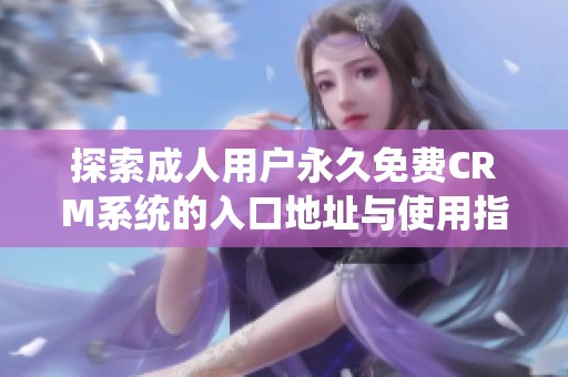 探索成人用户永久免费CRM系统的入口地址与使用指南