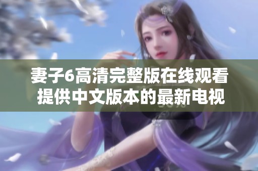 妻子6高清完整版在线观看 提供中文版本的最新电视剧选择