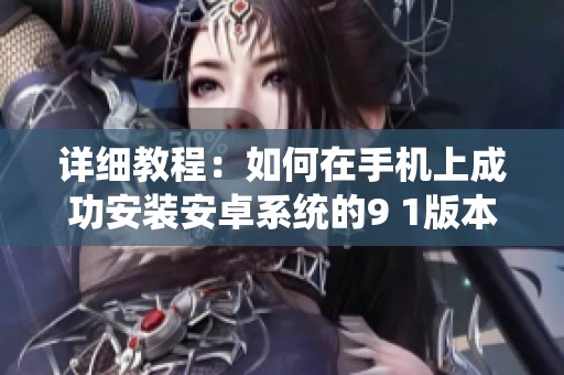 详细教程：如何在手机上成功安装安卓系统的9 1版本