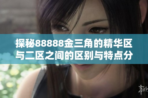 探秘88888金三角的精华区与二区之间的区别与特点分析