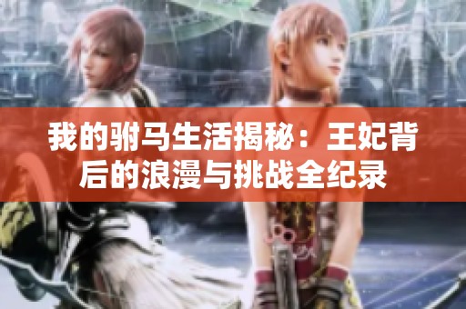 我的驸马生活揭秘：王妃背后的浪漫与挑战全纪录
